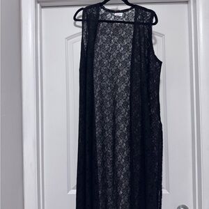 LuLaRoe Lace Longline Joy Vest / Duster